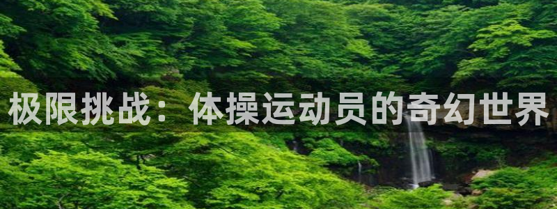 米兰体育官网下载平台注册要钱吗安全吗:极限挑战:体操运动员的